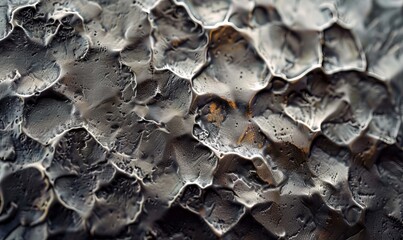 closeup of alien planet surface texture