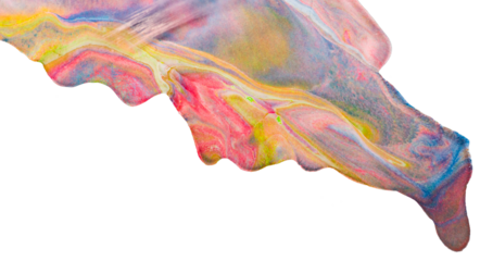 Marble swirl border png colorful DIY feminine experimental art