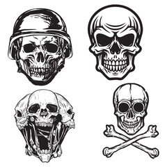 Skull squad, Skull svg, ai, eps, jpeg, Png, dxf, Pdf,Skull Tent T-Shirt, instant download, Skull life SVG, Digital file.