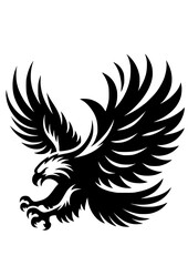 Eagle SVG, Bird SVG, Hawk SVG, American Eagle SVG, Eagle Attacks SVG, American Bird SVG, USA, Eagle Silhouette, Eagle Clipart, Cut file for Cricut SVG, JPG, PNG