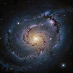 Starry Night in the Milky Way Galaxy,Space,generative God creatio