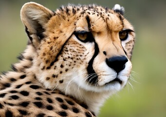 Portrait of a Majestic Cheetah