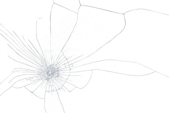 PNG cracked glass texture background transparent