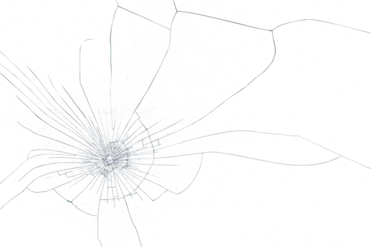 PNG cracked glass texture background transparent