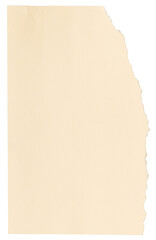 Obraz premium DIY torn paper craft png in beige simple style