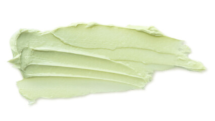 Png green cream smear design element texture