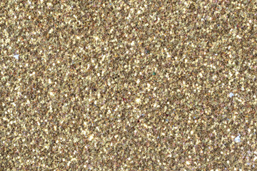 Abstract gold background with sparkling sequins for your design