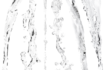 Pouring water png, splashing liquid clip art sticker