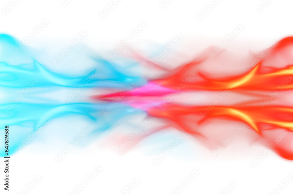 Poster Blue flame png background, aesthetic neon fire clipart