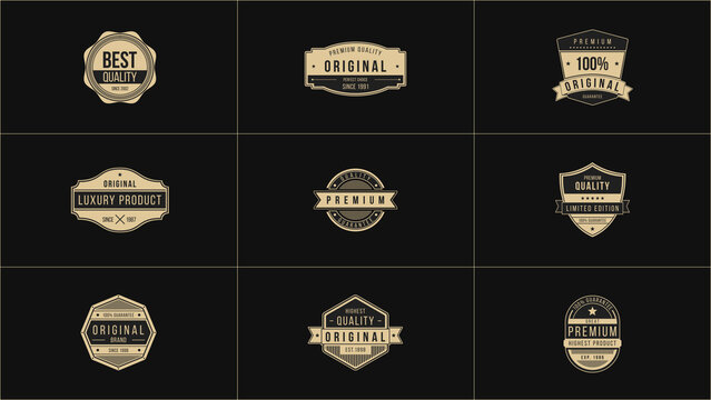 Badge and Vintage Titles