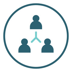 Business people human social network icon