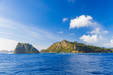 Fototapeta premium 小笠原諸島 ははじま丸から見た海景 