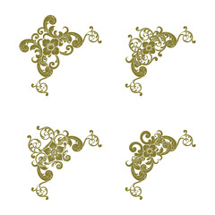 Classic Vitage Wedding Vector Ornaments Frames Separator Elements Classic Vintage Wedding Invitation Hand Drawn