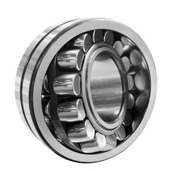 A ball bearing with a black band around it isolated on white transparent background