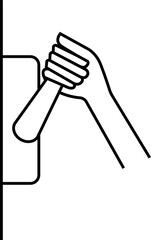 Switch off icon. Factory signs and symbols.