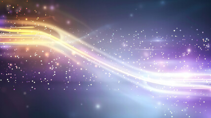 Obraz premium abstract glowing background with flowing line