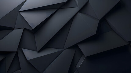 Fototapeta premium Modern black geometry with an abstract background. Dark Minimal Web banner in Geometric shape. Futuristic Design Illustration. Black Friday sale, Cyber Monday concept design