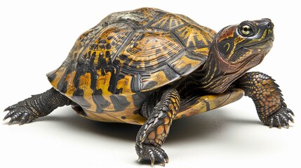 Obraz premium Coahuilan Box Turtle in its Natural Habitat, Native to Northern Mexico