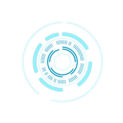 Technology png circle AI, abstract futuristic tech design