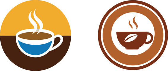       Coffee cup logo icon vector illustration.
