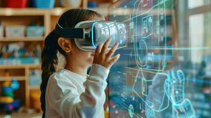 Modern Teacher Enhancing Education with AI-Powered Tools in Classroom Setting