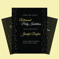 Happy retirement party invitation
