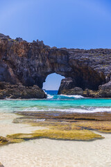 Obraz premium 小笠原諸島・父島 南島の絶景風景 