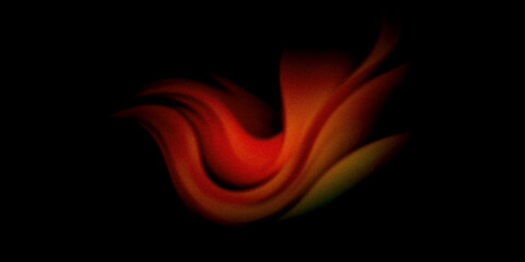 A captivating abstract gradient background with fiery red and orange hues blending into dark shadows. Perfect for adding dramatic and intense elements to design projects
