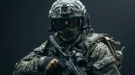 Soldier at the Base
