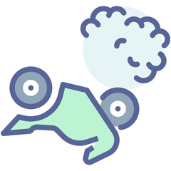 Motorcycle Accident Icon