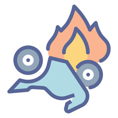 Fire Accident Icon