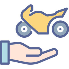 Motorcycle Care Icon