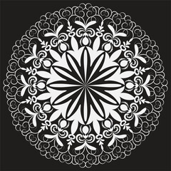 Luxury, Elegant and creative mandala pattern design