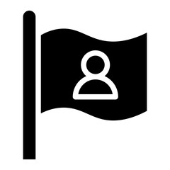 flag glyph 