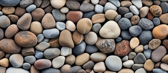 Small rocks background. Creative banner. Copyspace image