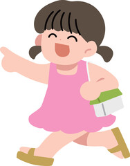 해맑게 웃는 여자아이