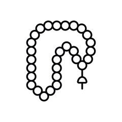 tasbih vector icon