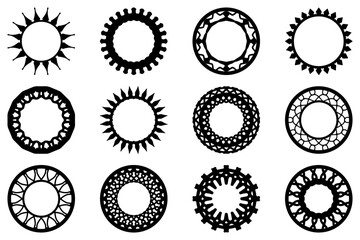 Decorative ornament frame set design