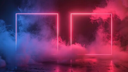 Neon style background