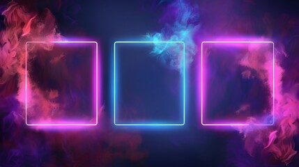 Neon style background