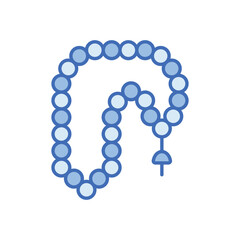 tasbih vector icon