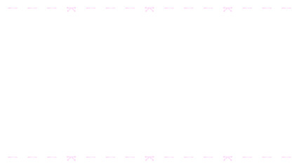 ガーリーリボンラインフレーム♪PNG