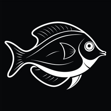 recommend clip art: Solid color Flounder animal vector design