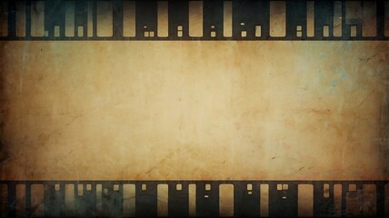 Obraz premium Background of retro film overly, image with scratch, dust, and light leaks; great for overlay.