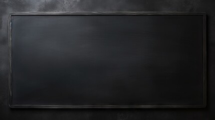 Abstract blackboard background with blank space for educational content, dark stage backdrop for presentations or school projects, seamless black texture for academic designs.



