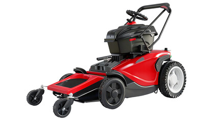 lawn mower isolated on transparent background