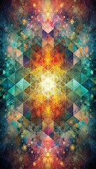 abstract background with a nature inspired twist