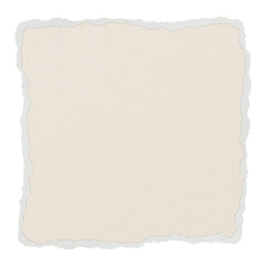 Red paper png sticker, ripped texture on transparent background