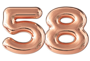 Rose Gold number 58