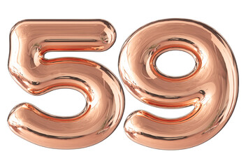 Rose Gold number 59